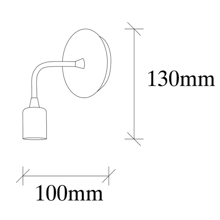 Opviq Dartini - MR - 735 Lámpara de pared industrial negra Opviq Dartini - MR - 735 Lámpara de pared industrial negra